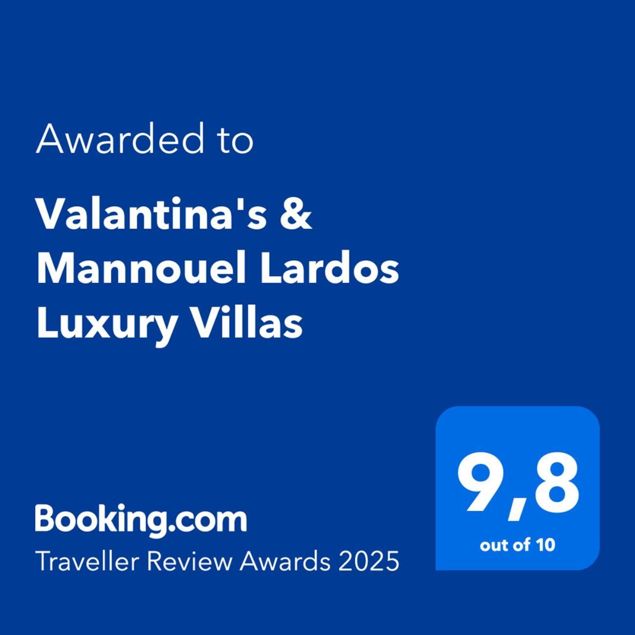 Valantina'S & Mannouel Lardos Luxury Villas Kültér fotó